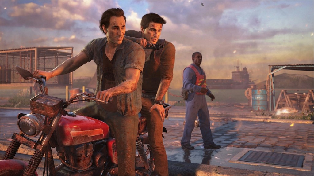 Uncharted 4 bike chase