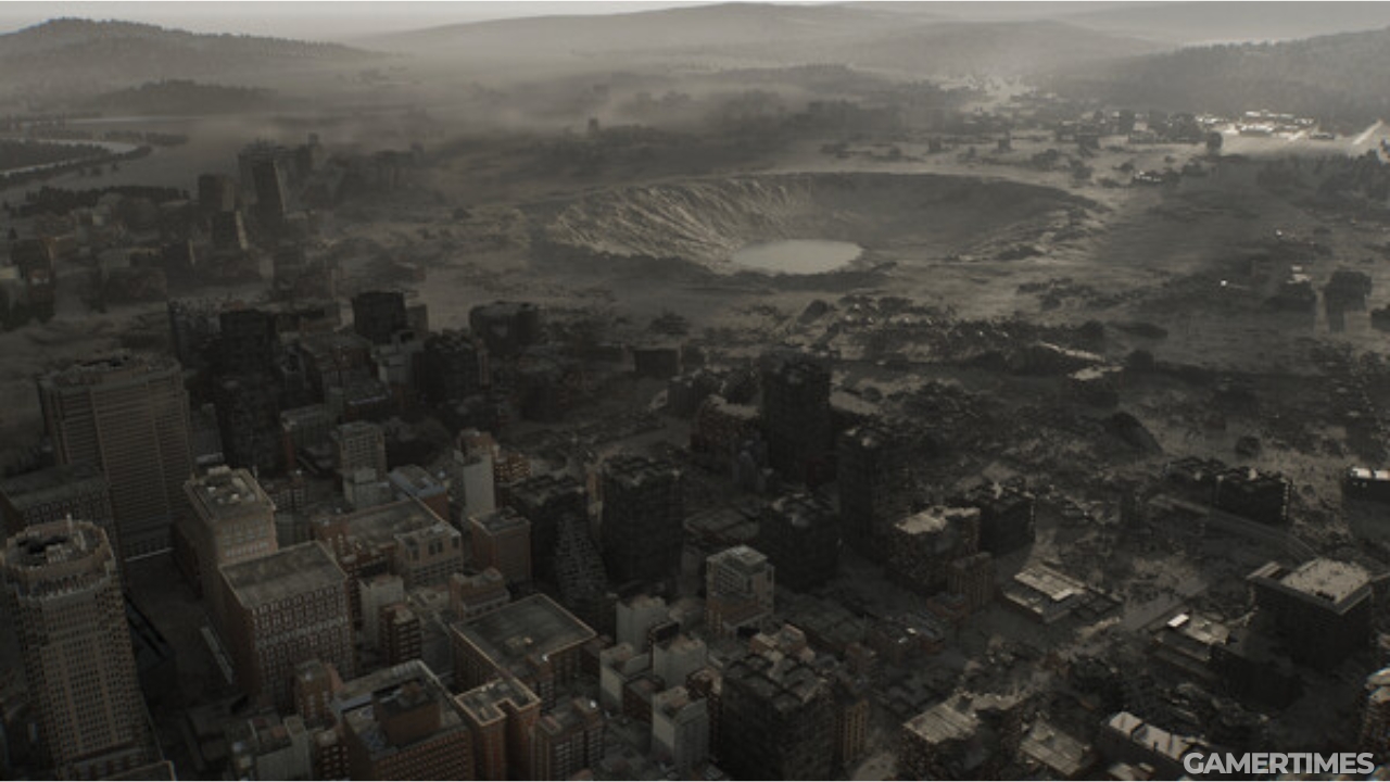 Resident Evil 9 - Wide Shot of Nuked Raccoon City